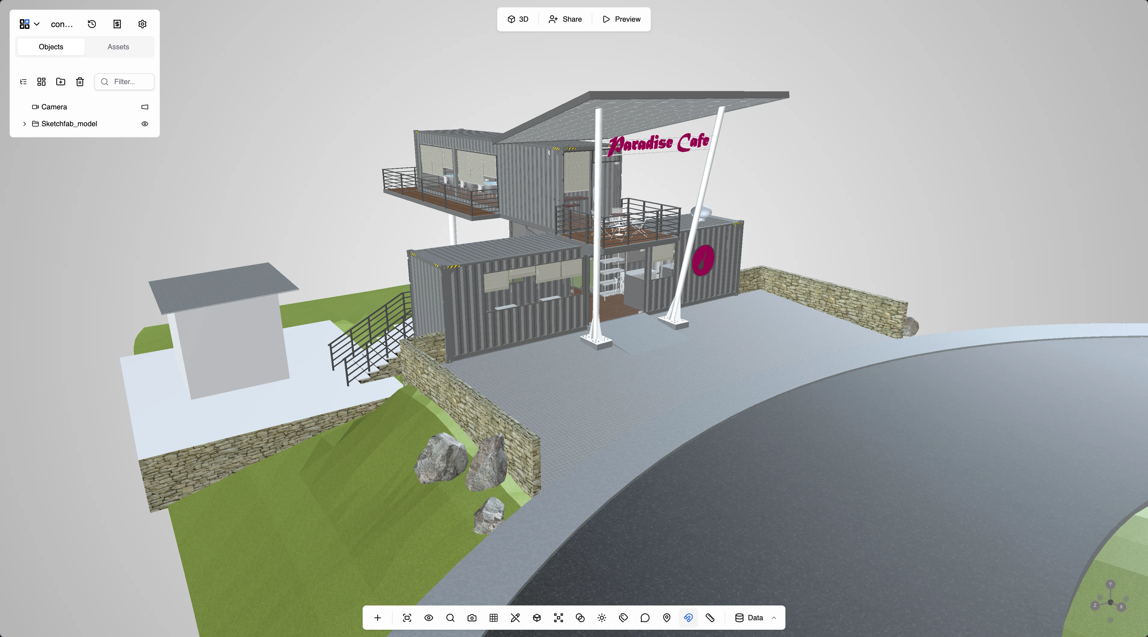 Container Paradise Cafe